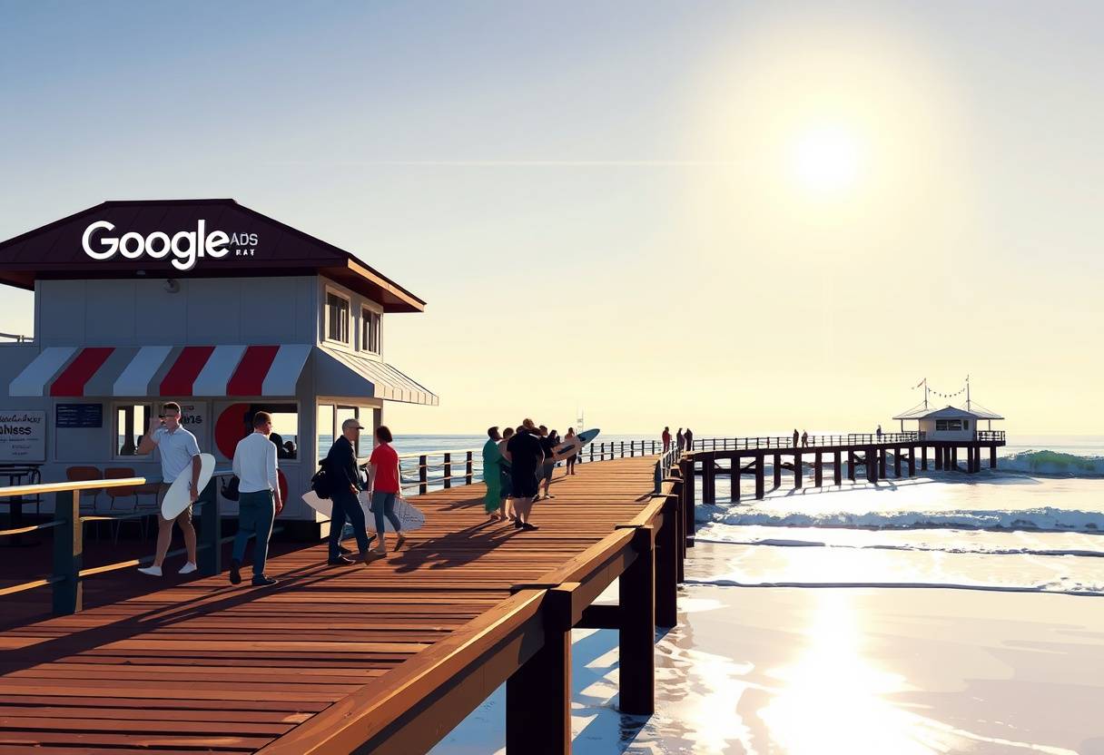 Google Ad Management Services Malibu CA Pier with Omegacube 2