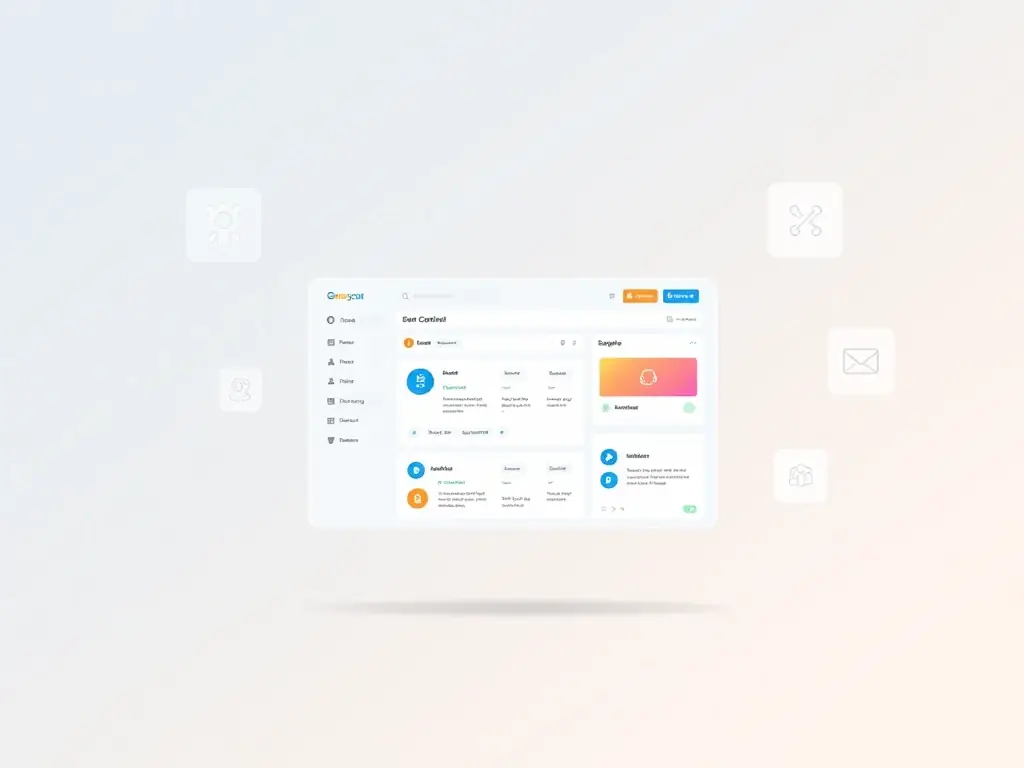 A clean and intuitive interface of the Omegacube CRM, showcasing its user-friendly design and comprehensive features for managing customer relationships.