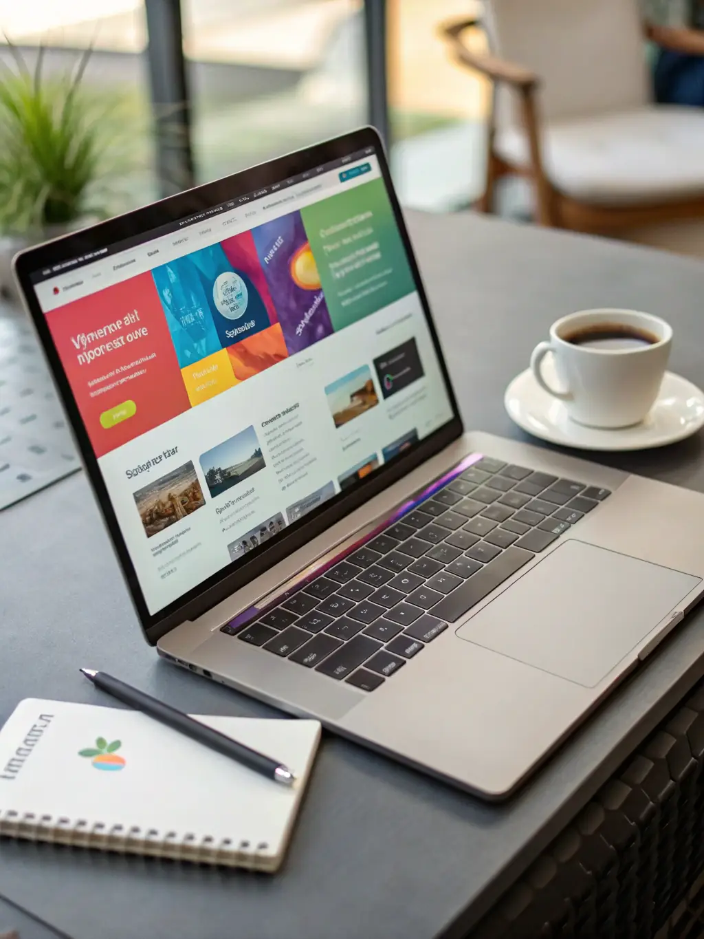 A clean, modern website design showcasing ADA compliance features, such as adjustable font sizes and screen reader compatibility, ensuring accessibility for all users.