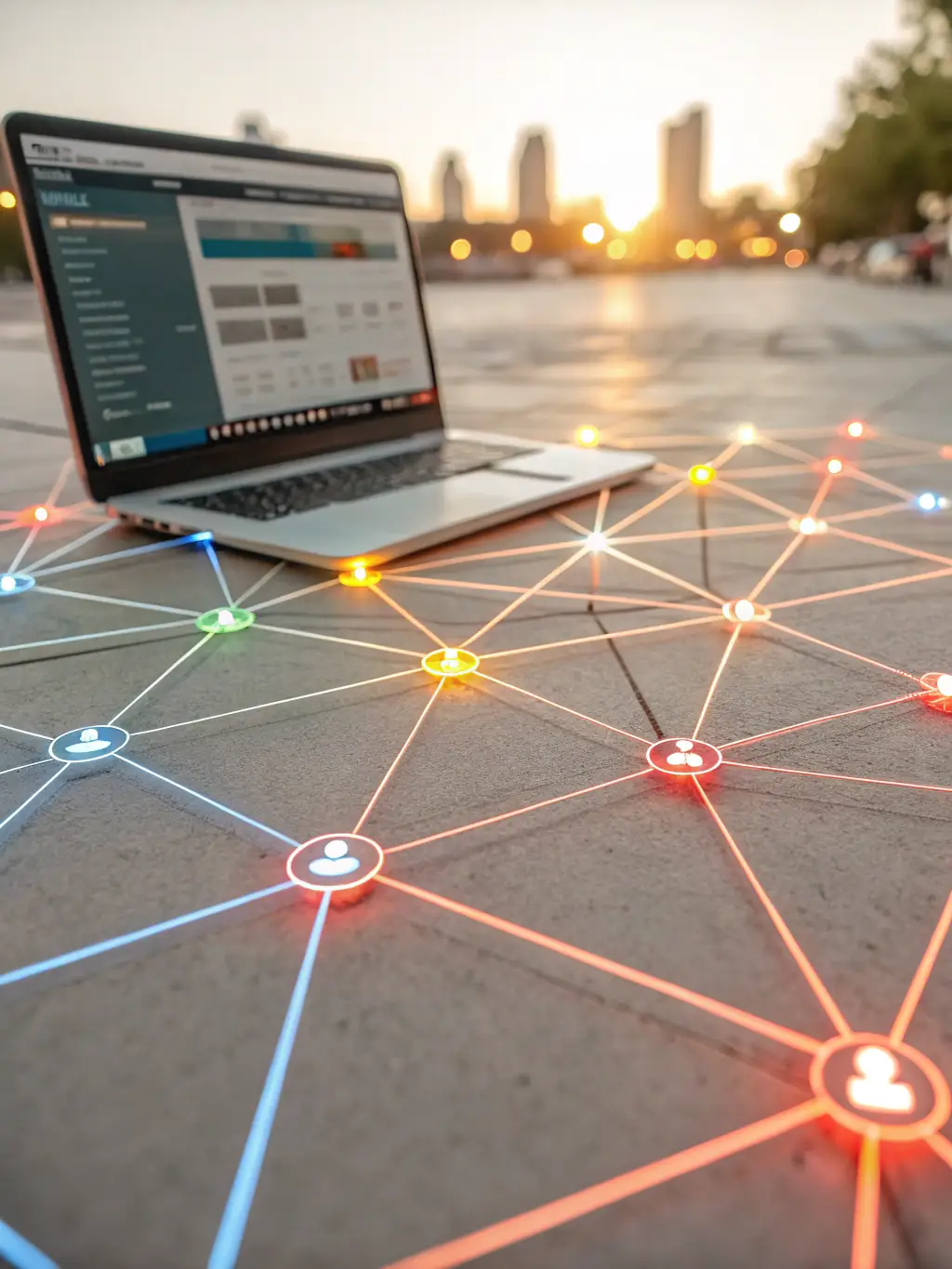 A visual representation of backlinks from reputable websites, illustrating the power of link building in e-commerce SEO.