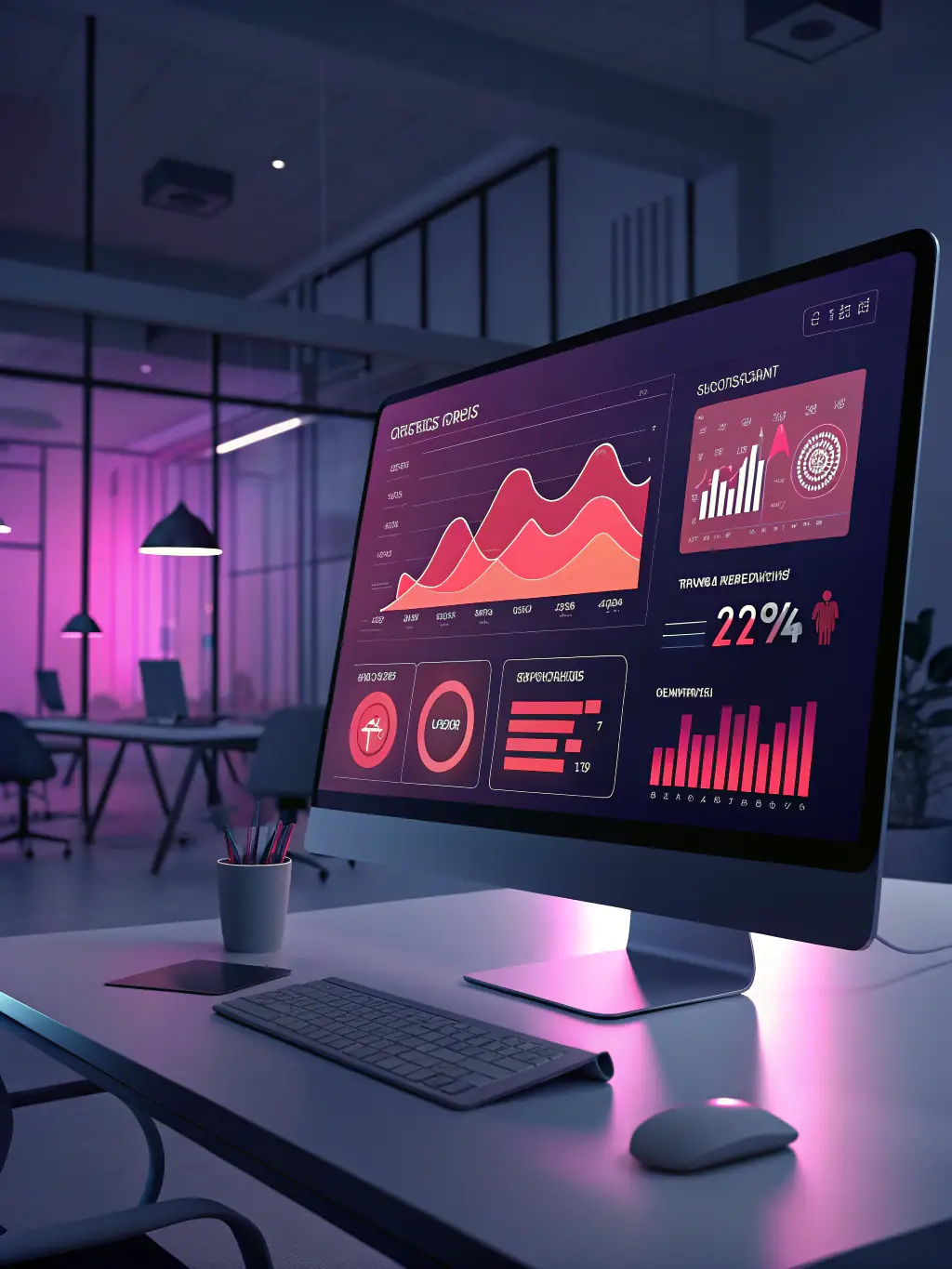 A detailed report interface showing advanced analytics and insights provided by Omegacube for Amazon DSP campaigns, emphasizing data-driven decision-making.