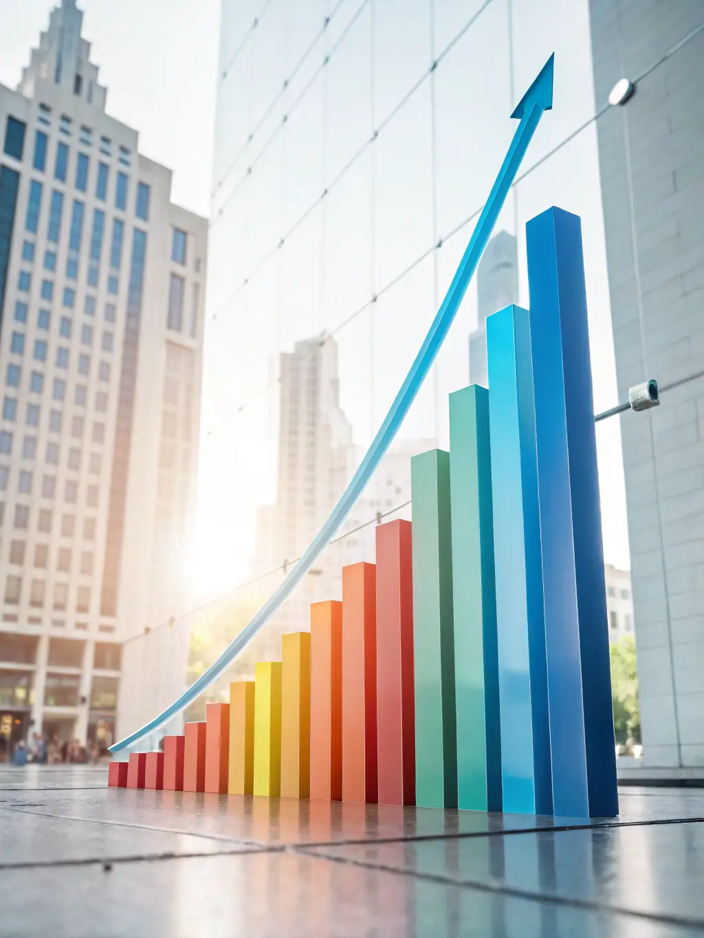 A visually appealing graph illustrating a significant increase in ROI (Return on Investment) as a direct result of implementing data-driven strategies.