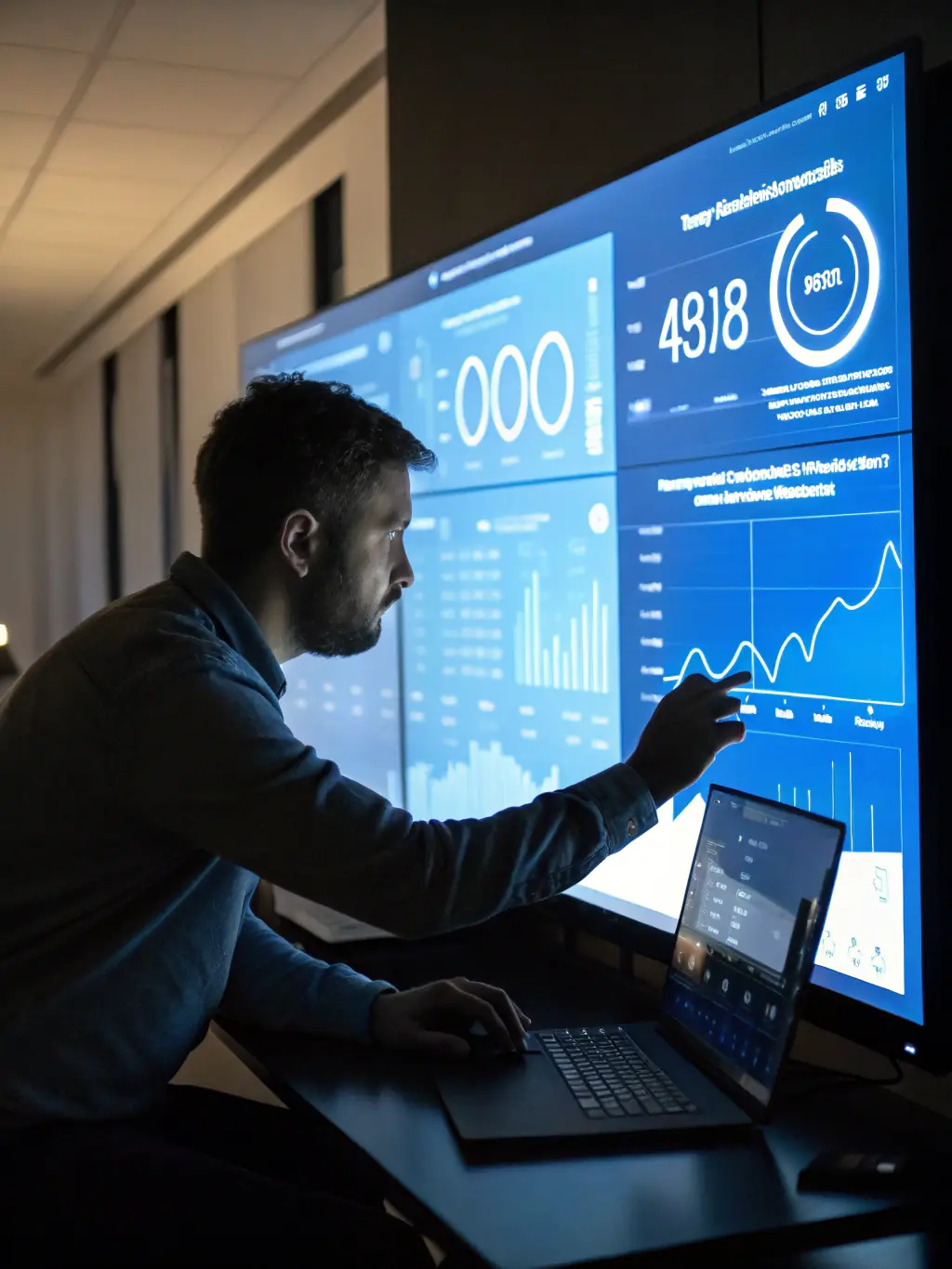 A data visualization expert creating interactive dashboards and reports to communicate data insights effectively to stakeholders.