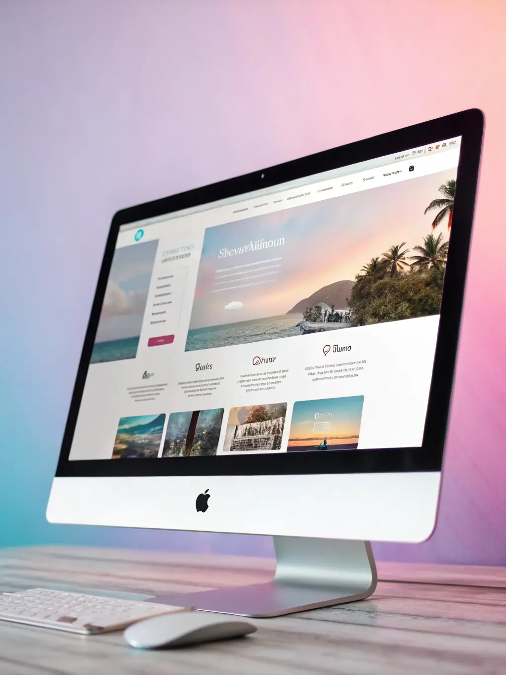 A newly designed website interface that is clean, accessible, and user-friendly, showcasing ADA-compliant design principles.