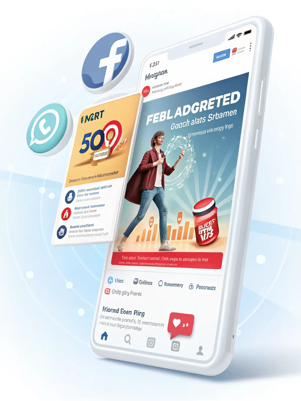 A visually engaging Facebook ad showcasing a product with a clear call-to-action button, illustrating the platform's potential for targeted eCommerce advertising.