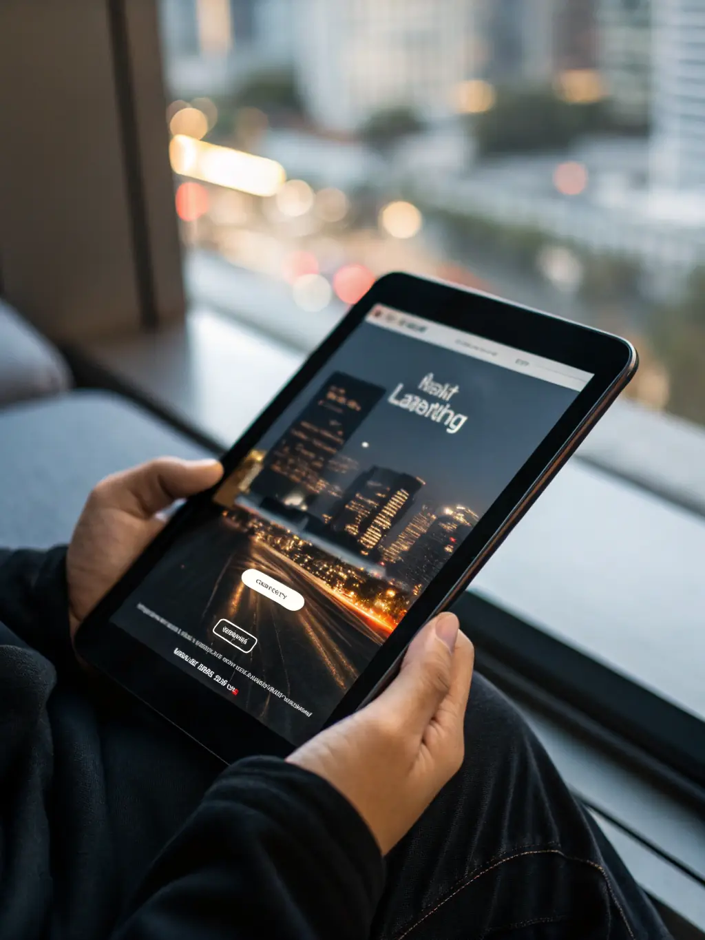 A high-resolution image depicting a website loading quickly on various devices, symbolizing performance optimization.