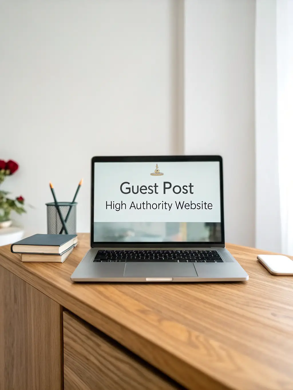 A professional photo of a laptop displaying positive media coverage, symbolizing increased brand visibility through Omegacube's Digital PR outreach.