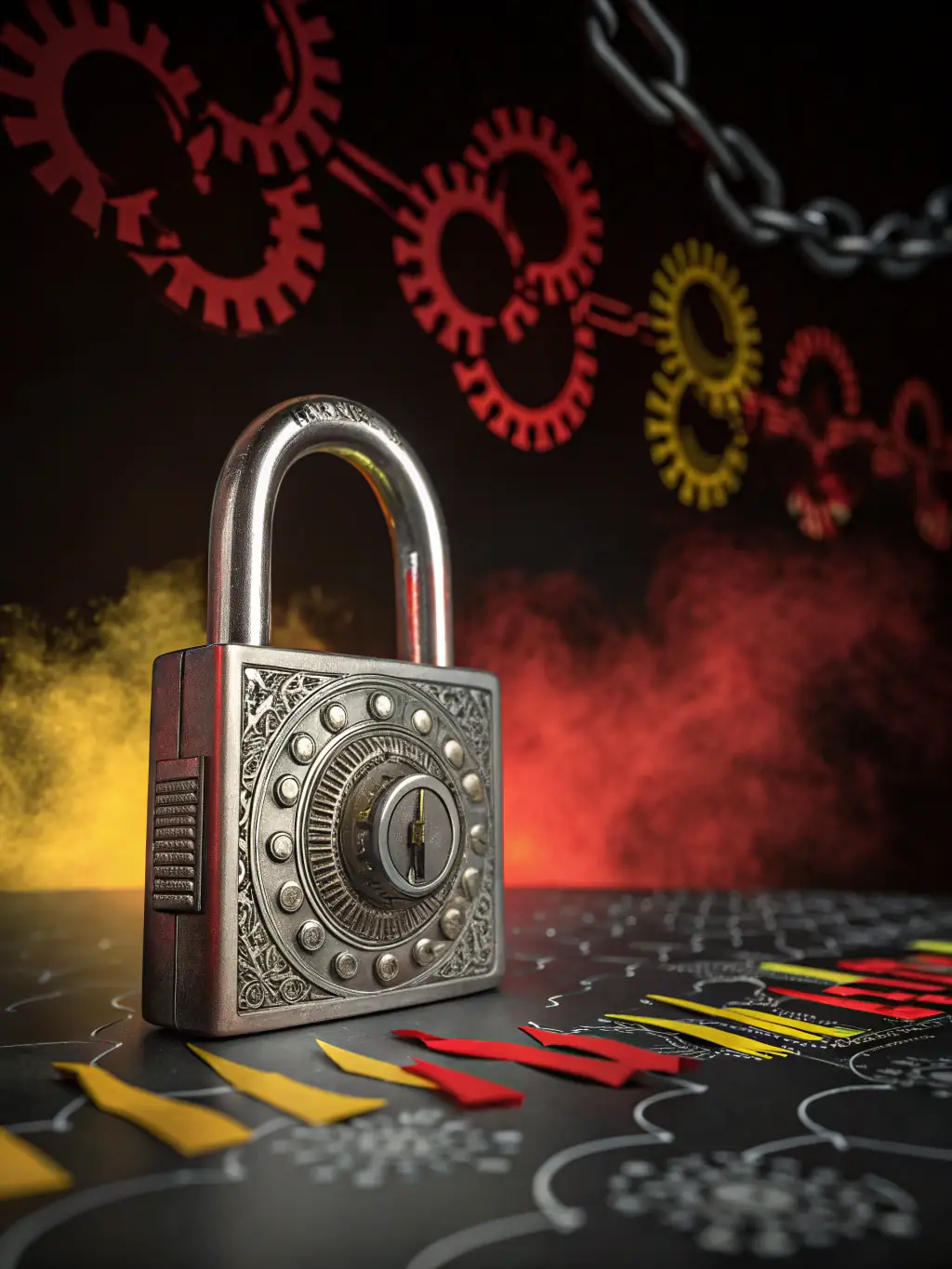 A padlock icon displayed on a computer screen, symbolizing secure transactions and data protection for e-commerce websites.