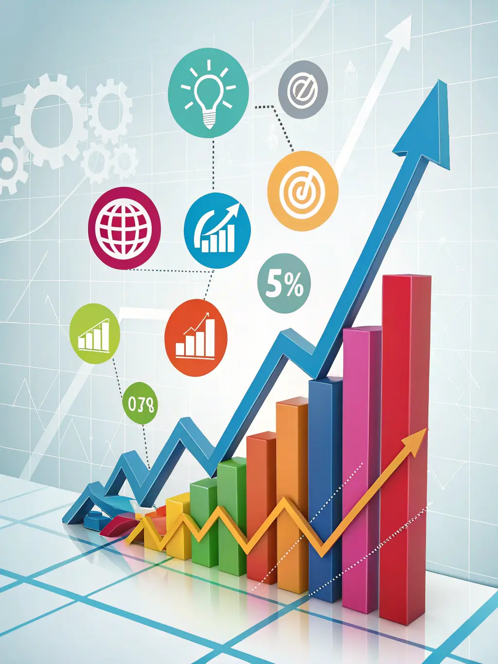 A graph showcasing the improved ROI and performance metrics achieved for clients through Omegacube's Amazon DSP management, highlighting key success indicators.