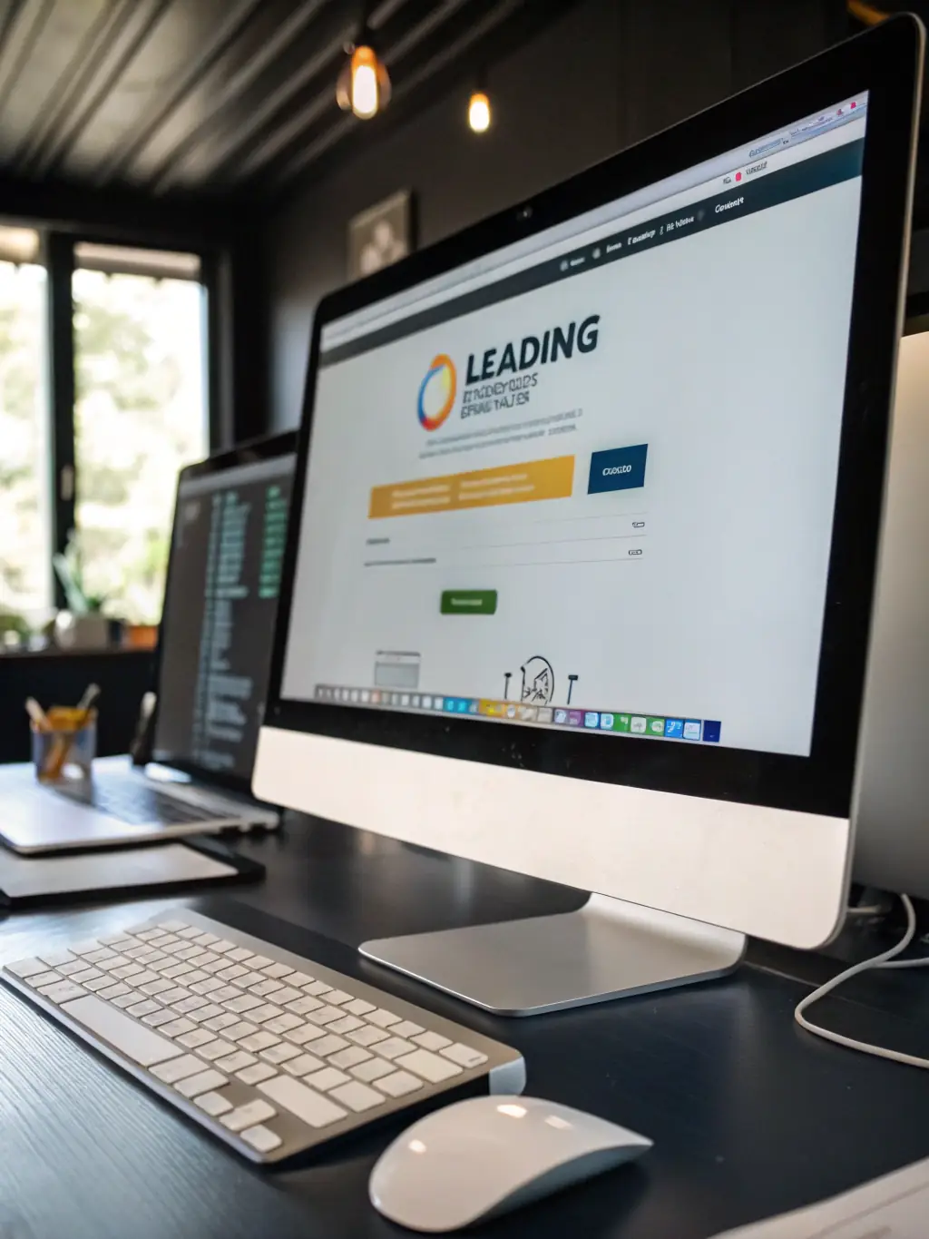 A website loading quickly with optimized images and efficient code, highlighting Omegacube's focus on performance and speed.