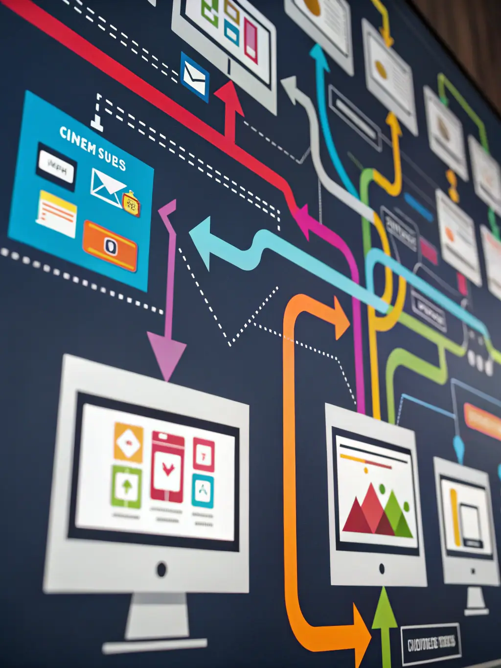 An image showcasing a website's structure and internal linking, emphasizing the importance of site architecture for SEO.
