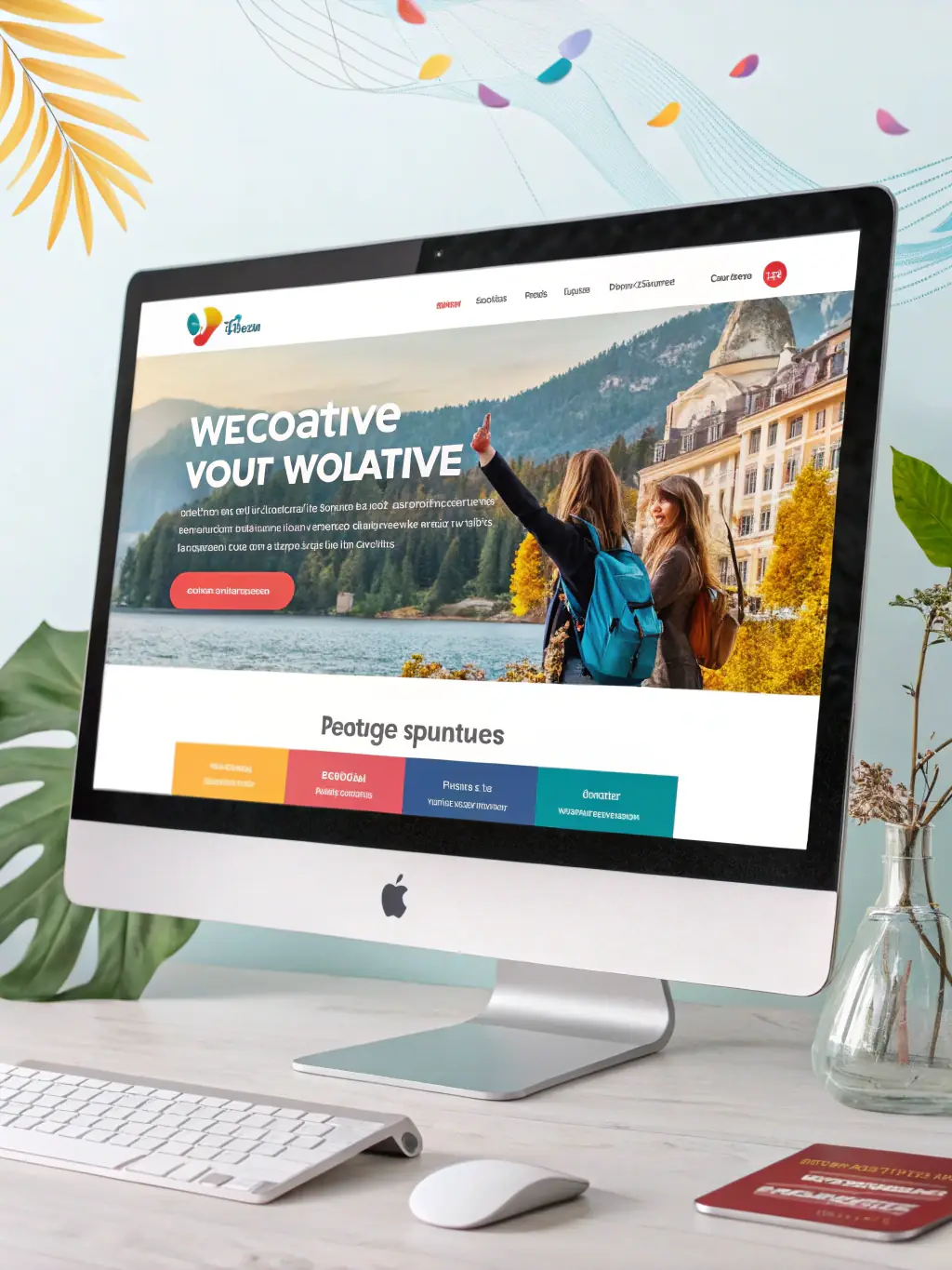 An image depicting a website with a clear and concise message, showcasing improved brand clarity and a stronger brand identity through effective website copywriting.