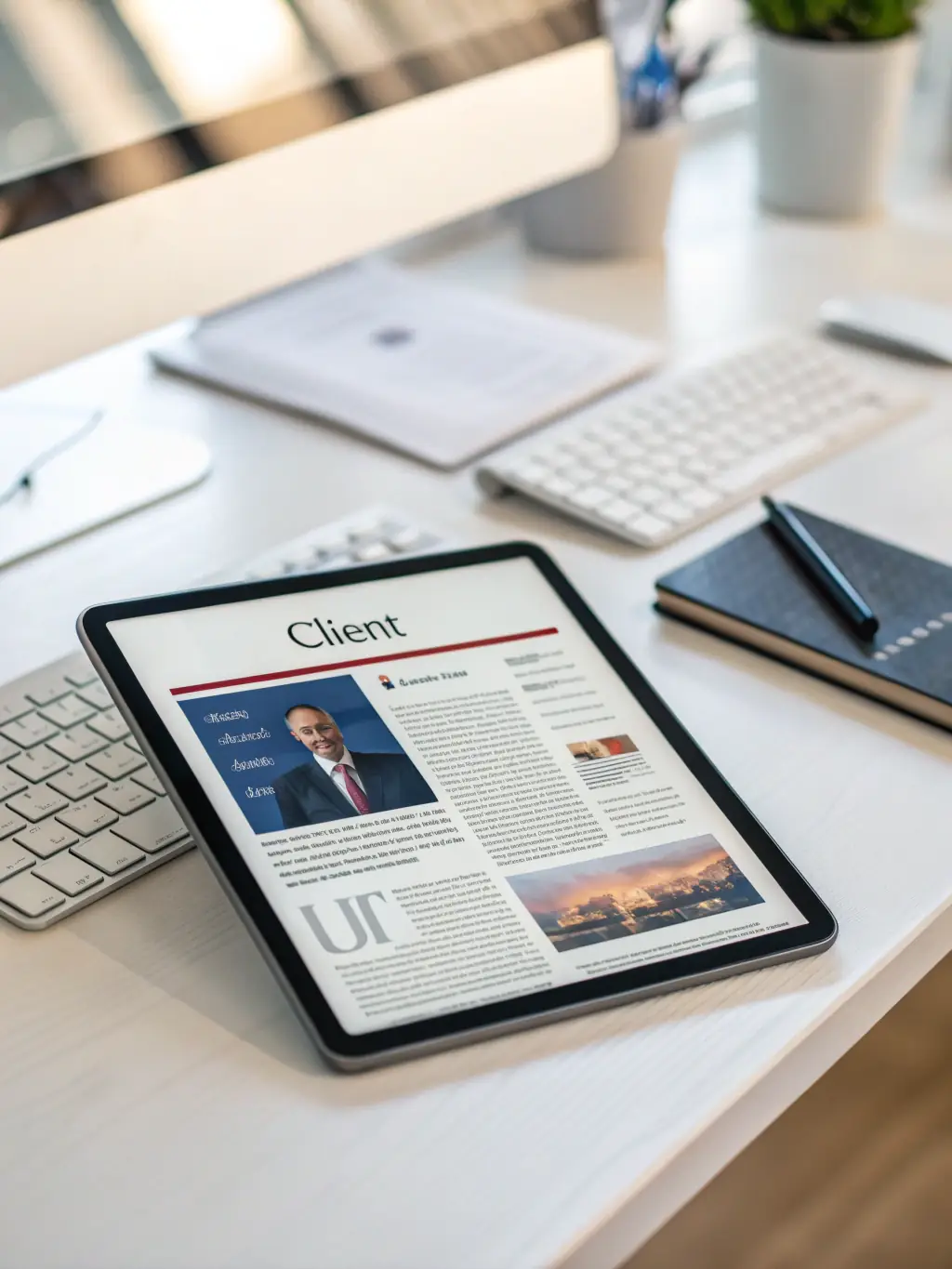 An image depicting a news article or industry publication featuring a quote from a company representative, showcasing increased brand visibility.