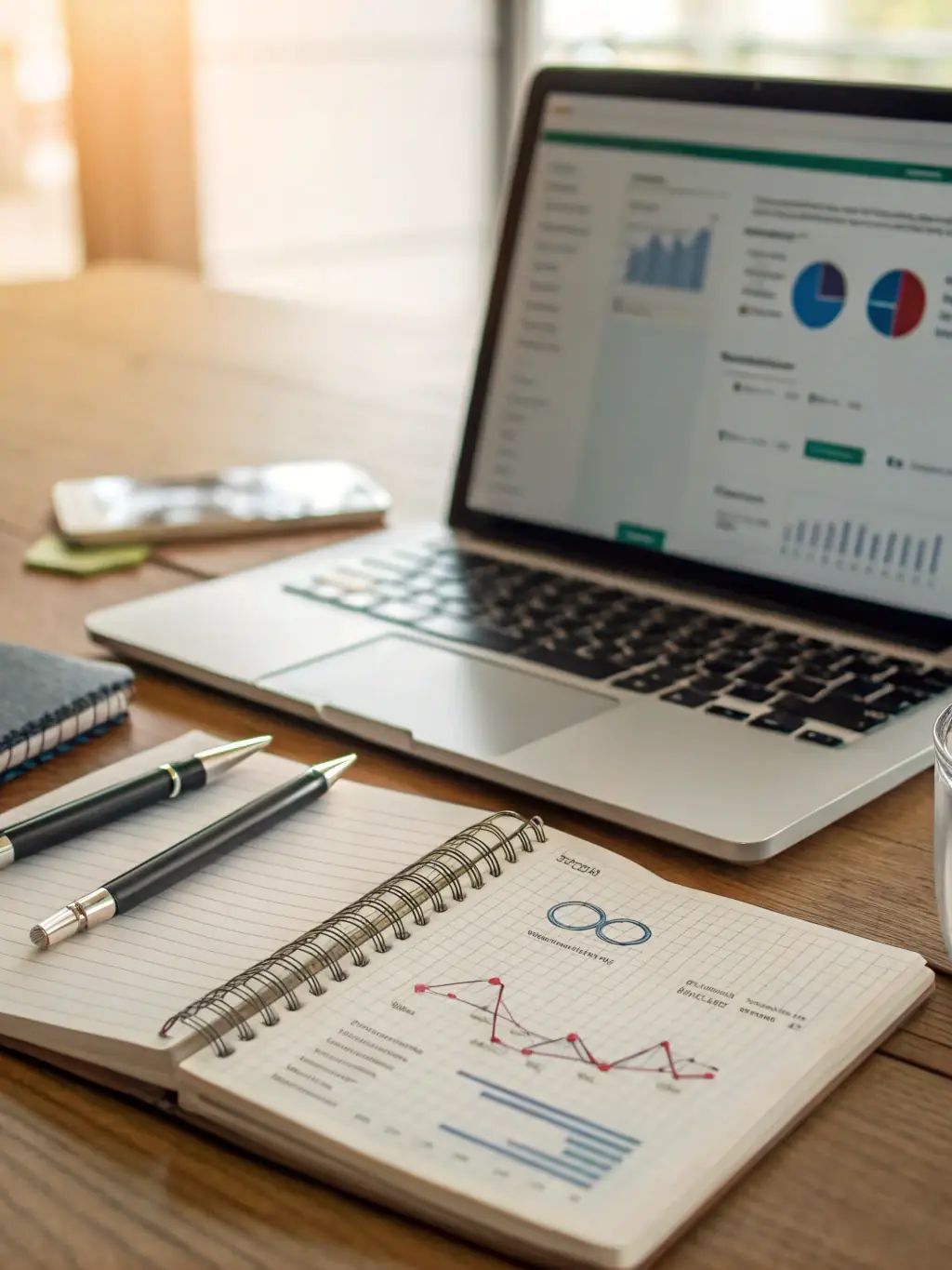 A focused image of a laptop displaying keyword research tools, highlighting the importance of identifying relevant keywords for e-commerce SEO.