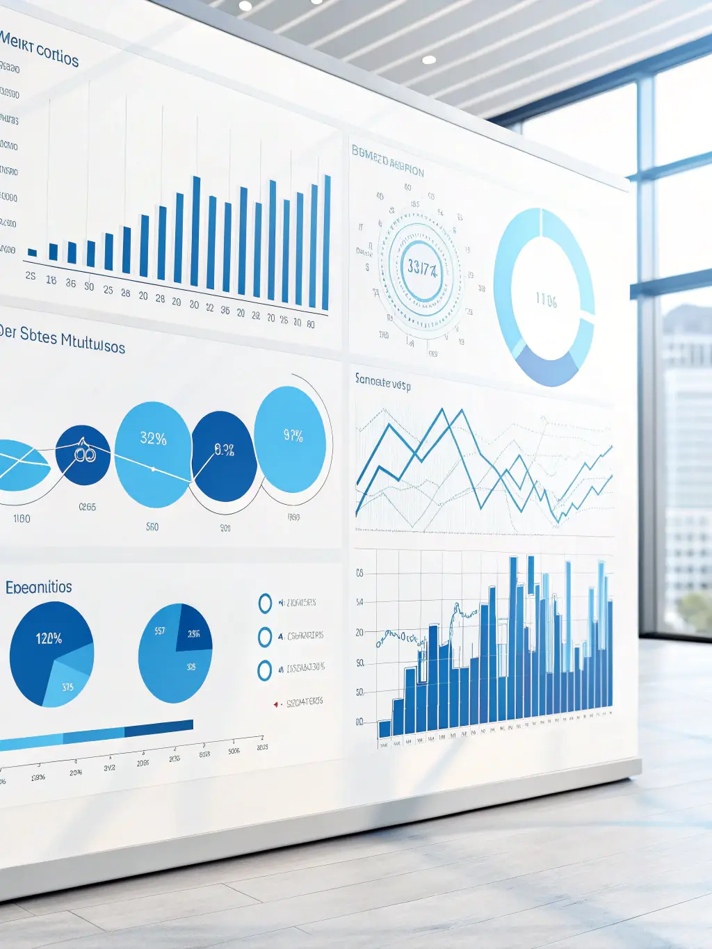 A magnifying glass focusing on a data chart, revealing key insights and patterns that enable GEO to provide AI with the right data inputs and parameters for accurate content generation.