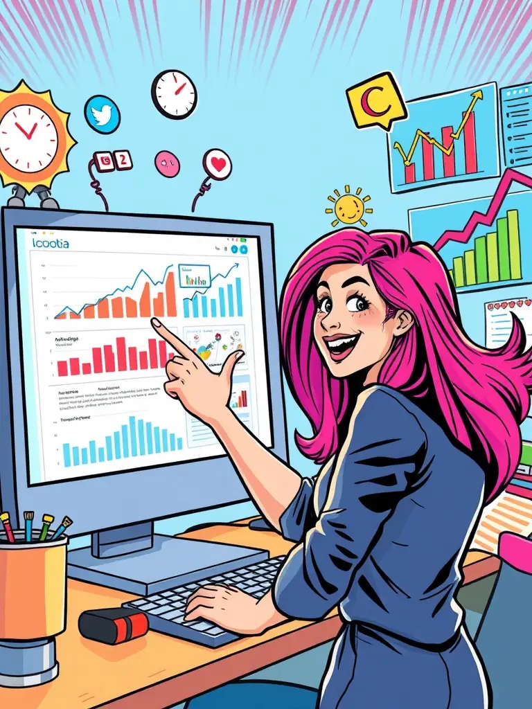 A visual representation of keyword research, showing various keywords being analyzed and categorized for relevance and search volume.