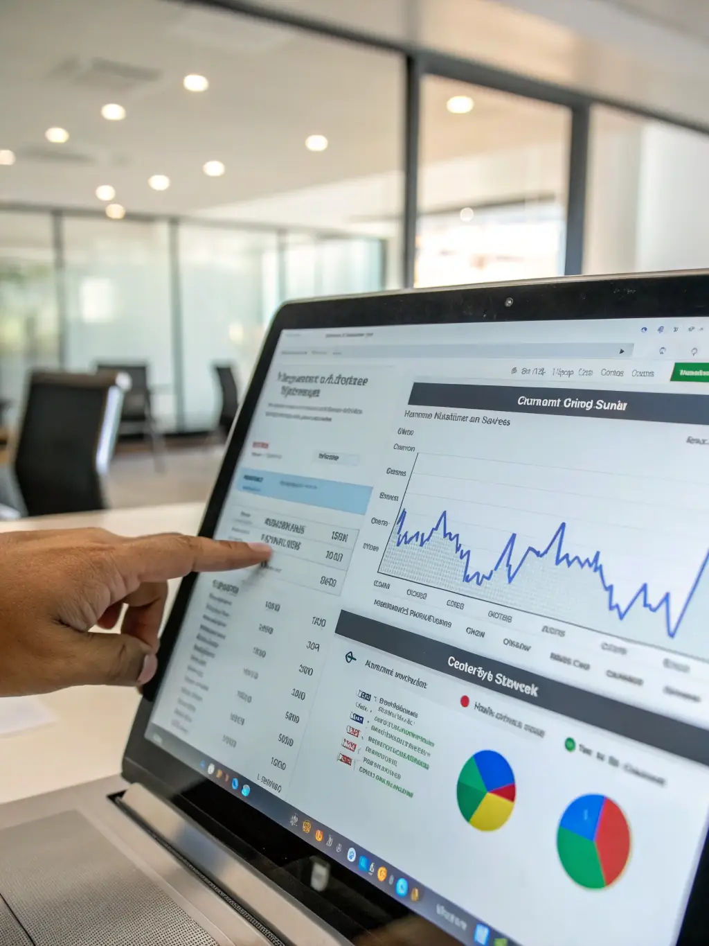 An image depicting SEO analytics and reporting, illustrating how data-driven insights can inform SEO strategies and improve website performance over time.