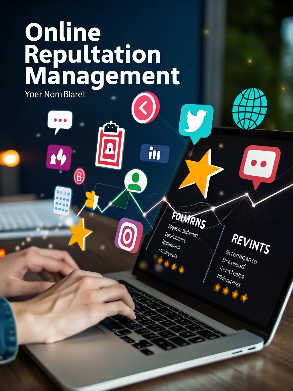 A visual representation of positive customer reviews and brand mentions across various online platforms, showcasing the reputation management benefits of Omegacube's Digital PR.