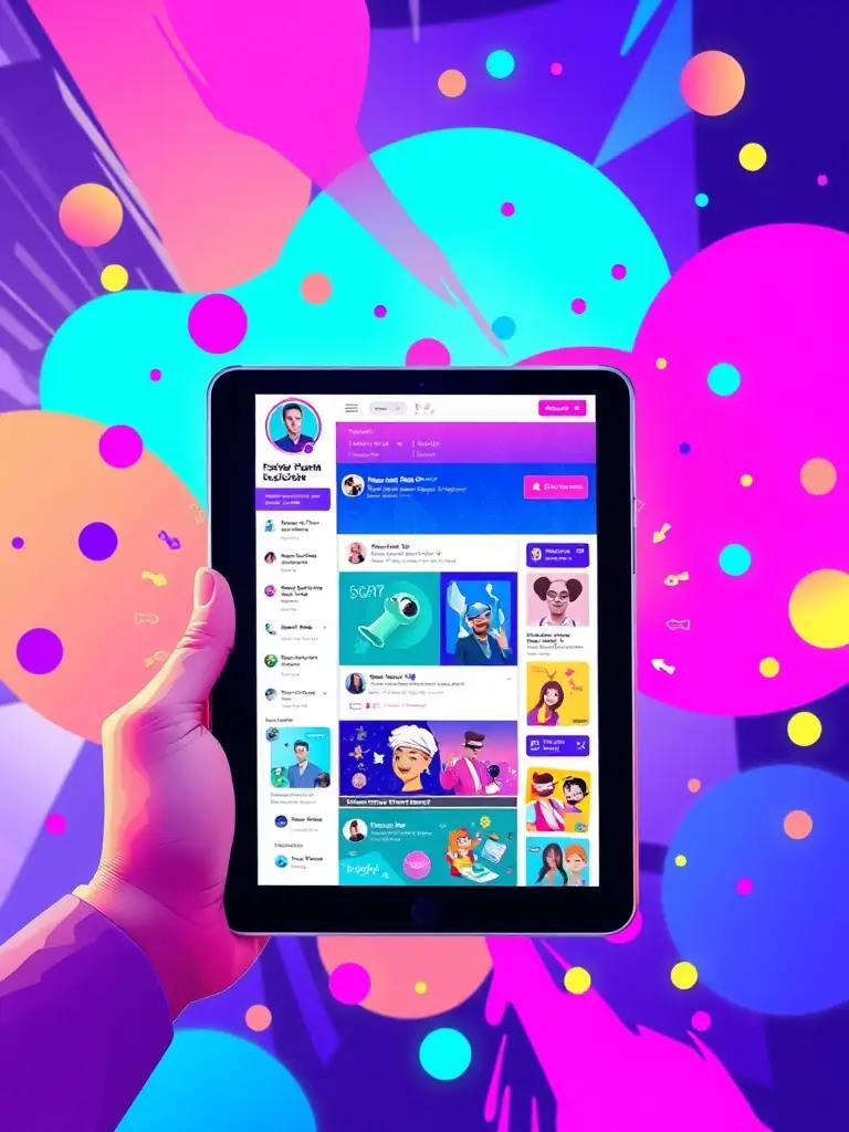 An engaging image showcasing a variety of social media posts and interactions, reflecting Omegacube's social media management expertise in building brand awareness and customer engagement.