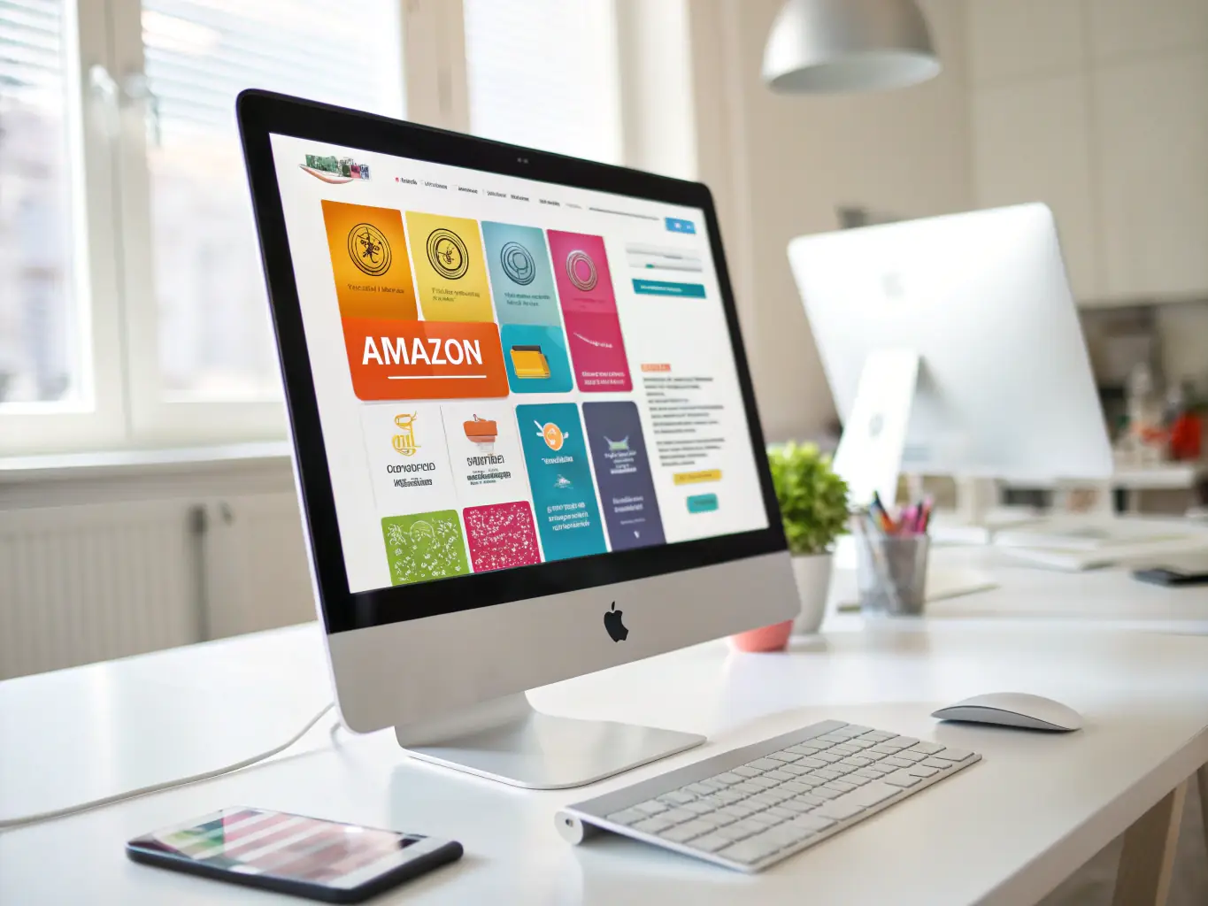 A photograph of a well-optimized product listing on the Walmart Marketplace, showcasing clear images, concise descriptions, and customer reviews.