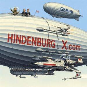 Captain Elmo and the SS Hindenburg 1 - Elon Musk and X.com - The America Party and MechaHitler 1