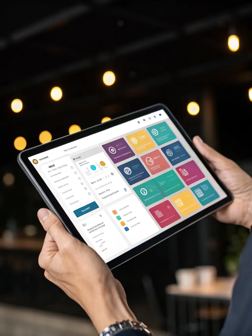 A hand selecting a hosting plan from a range of options, illustrating the flexibility and tailored plans available.