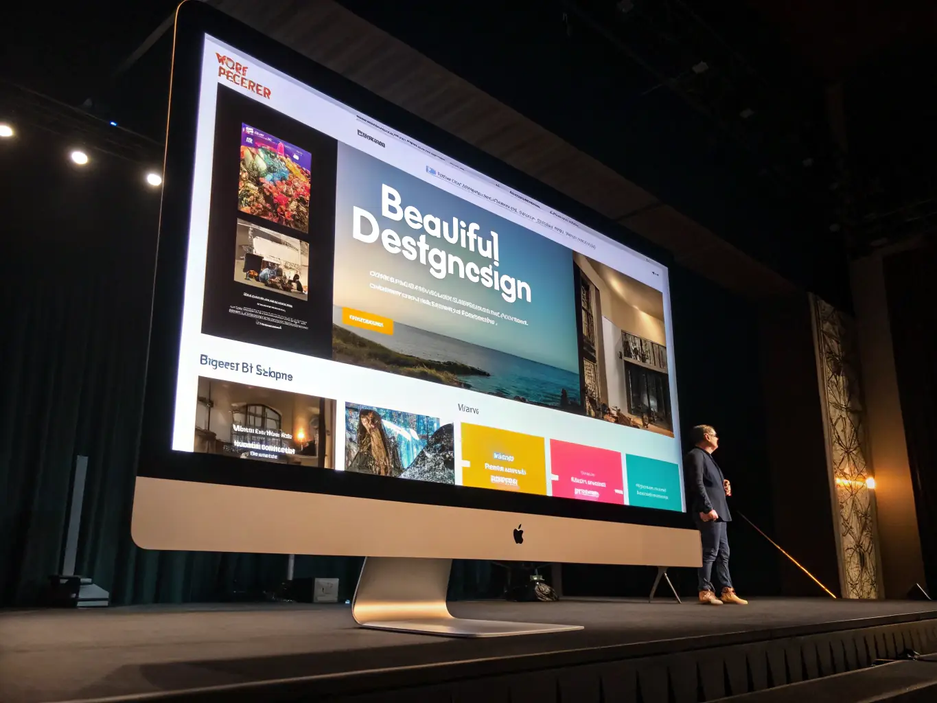 A sleek, modern website design showcasing responsive layouts and user-friendly navigation, with a focus on aesthetics and functionality, reflecting the agency's expertise in creating visually appealing and high-performing websites.
